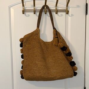 Straw tote from Anthropologie
